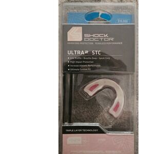 Shock Doctor Ultra STC Youth‎ Mouthguard Pink Triple Layer Technology